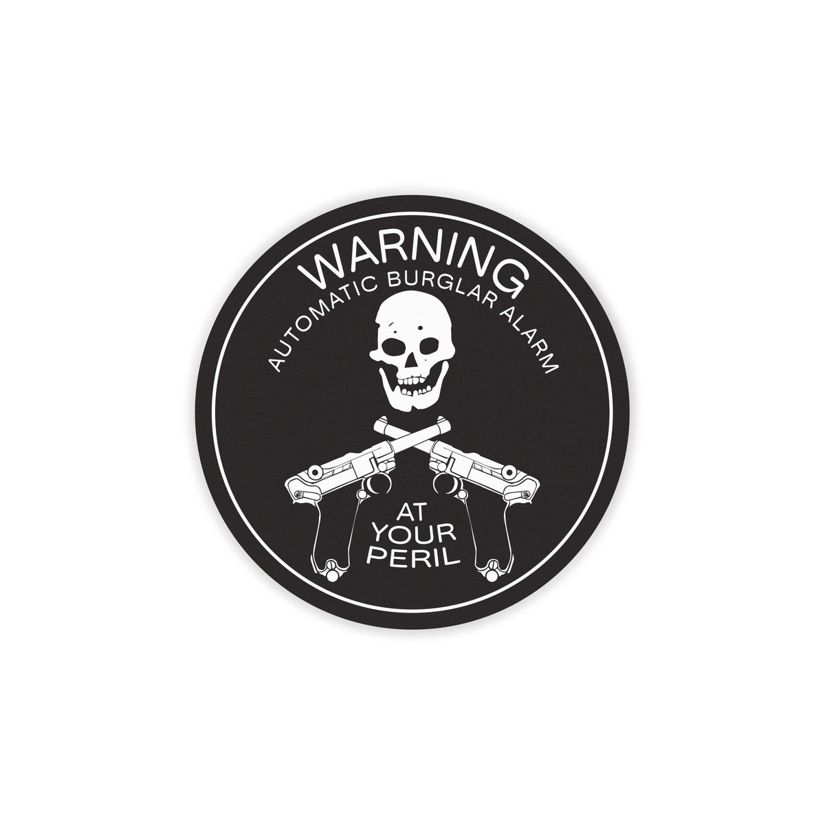 Automatic Burglar Alarm Sticker – KommandoStore