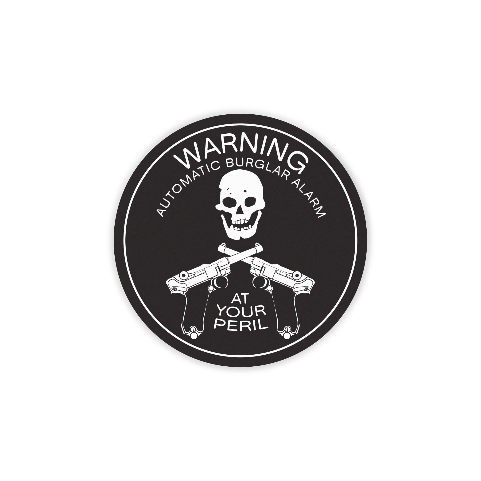 Automatic Burglar Alarm Sticker