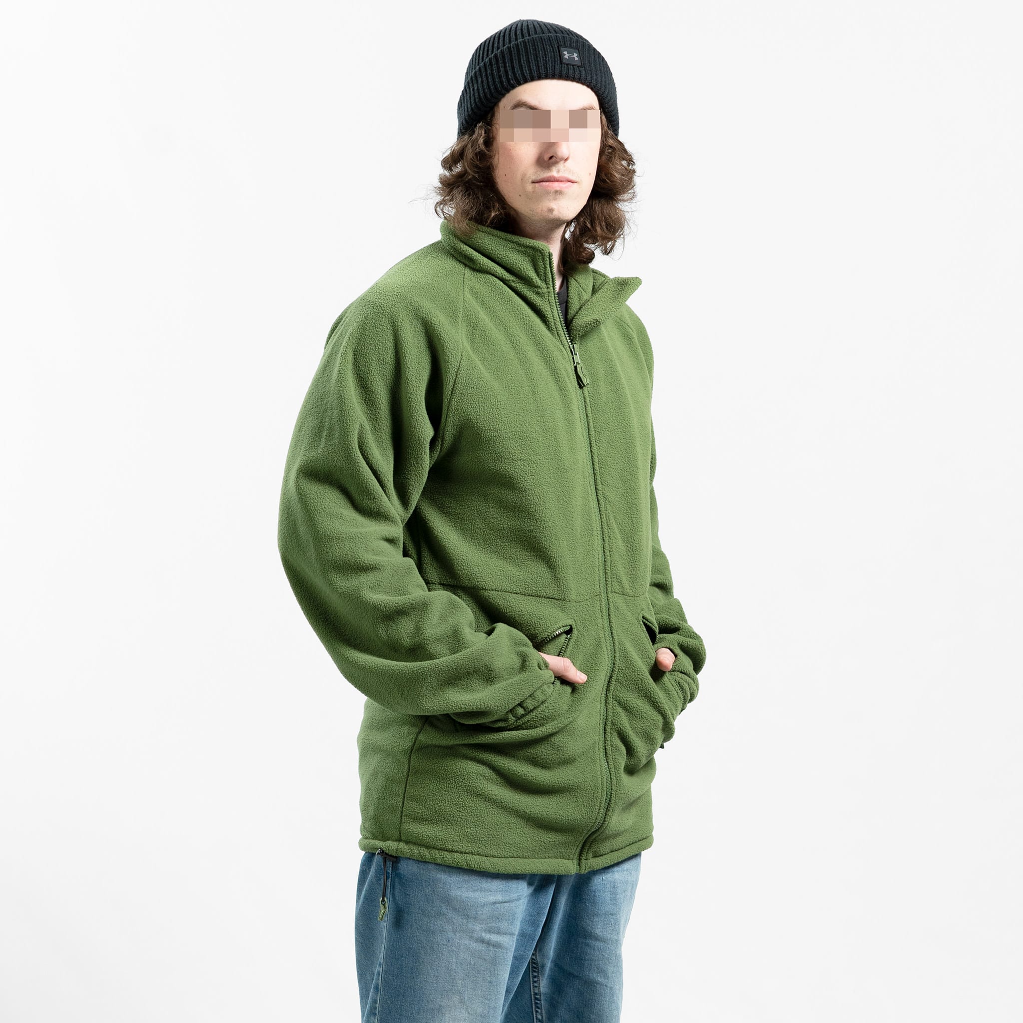 British Olive Drab Fleece Jacket