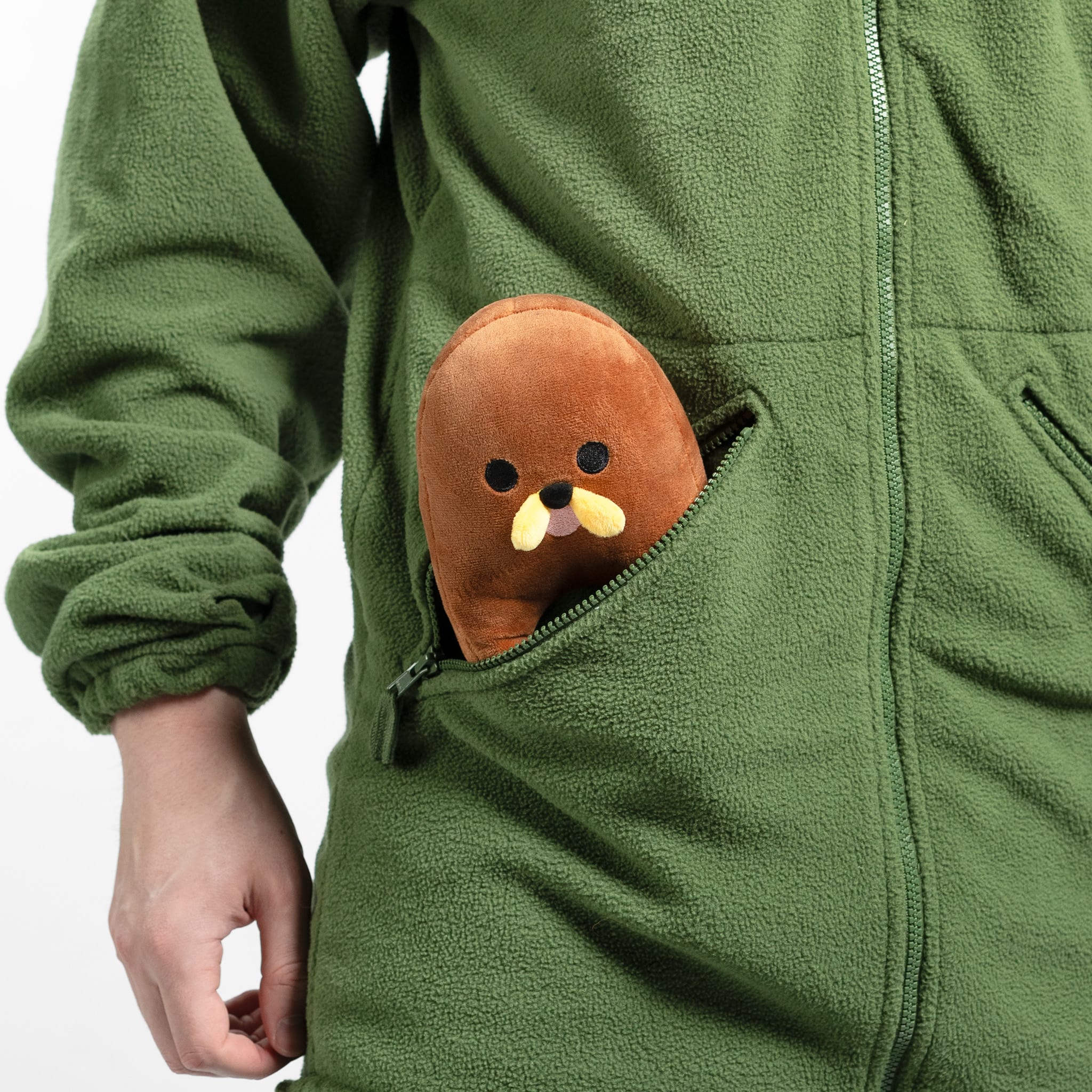 British Olive Drab Fleece Jacket