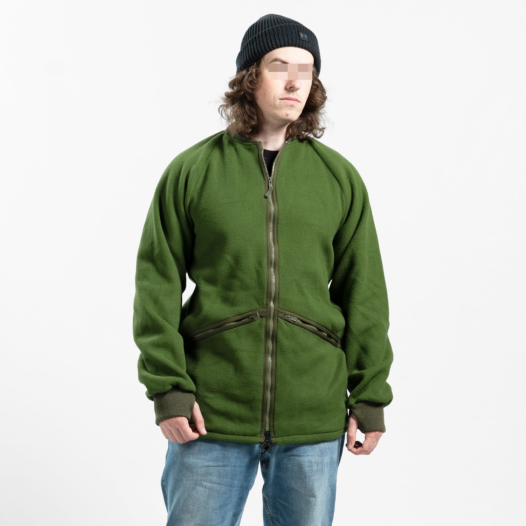 British Olive Drab Fleece Jacket