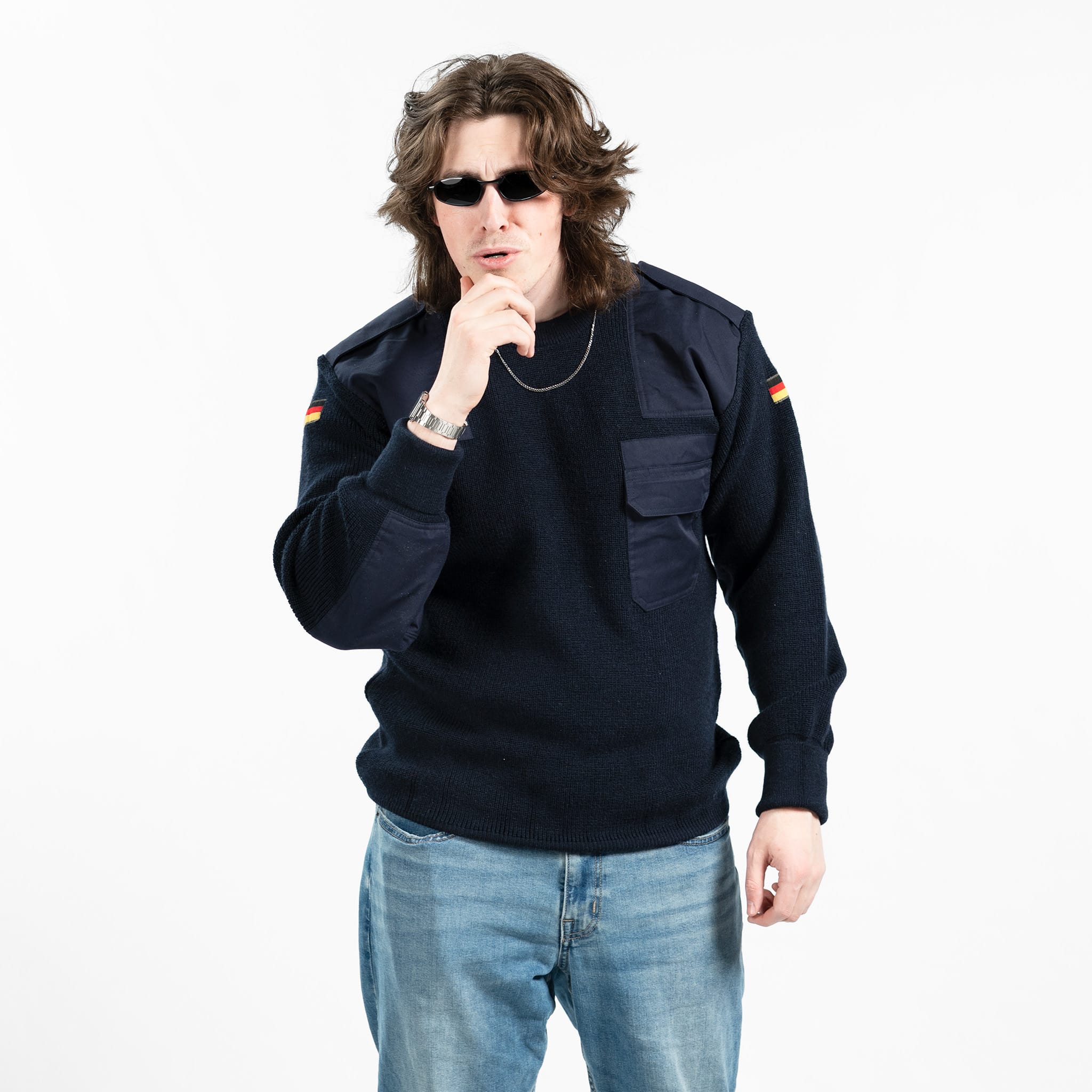 German Bundesmarine Dark Blue Sweater