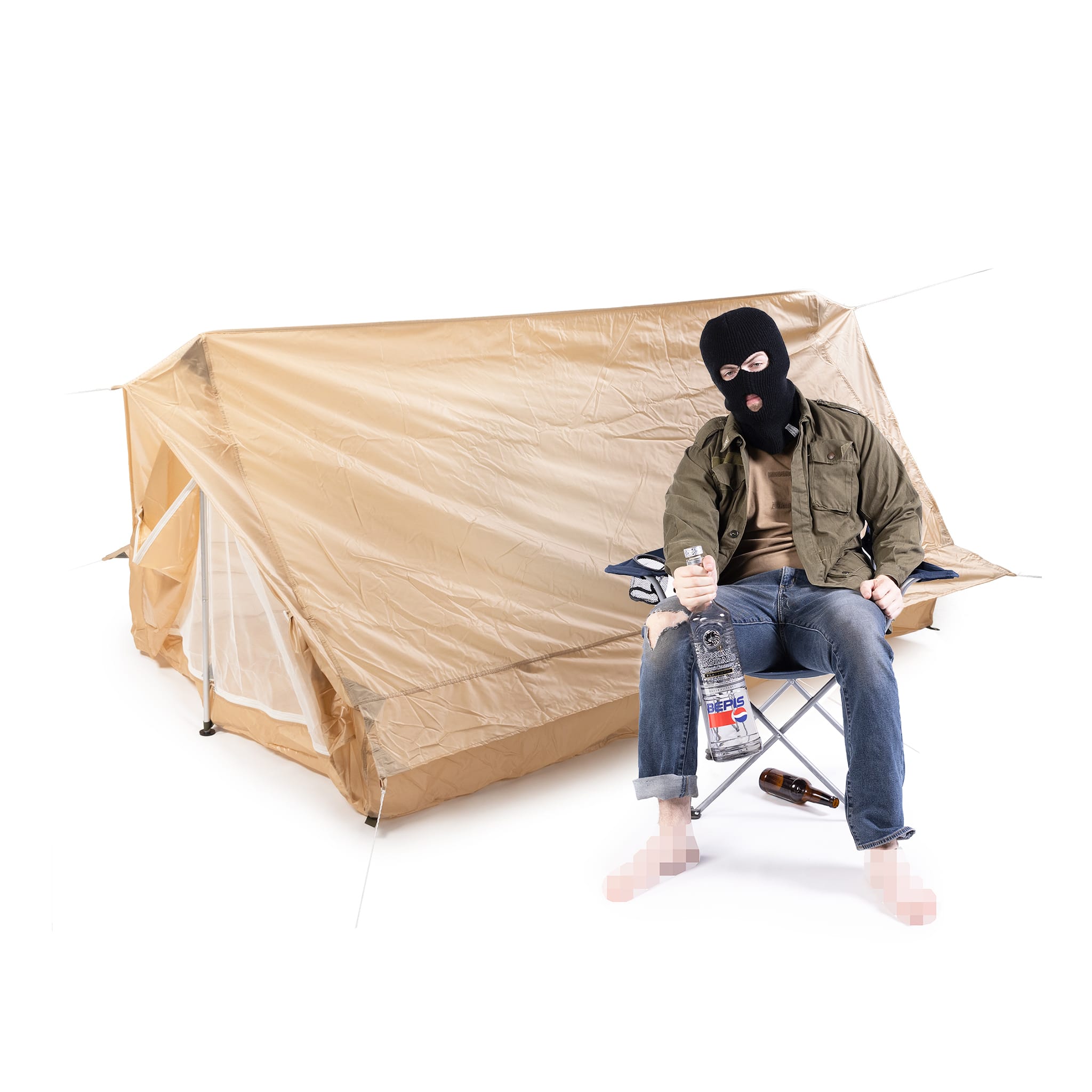 French army outlet desert commando tent