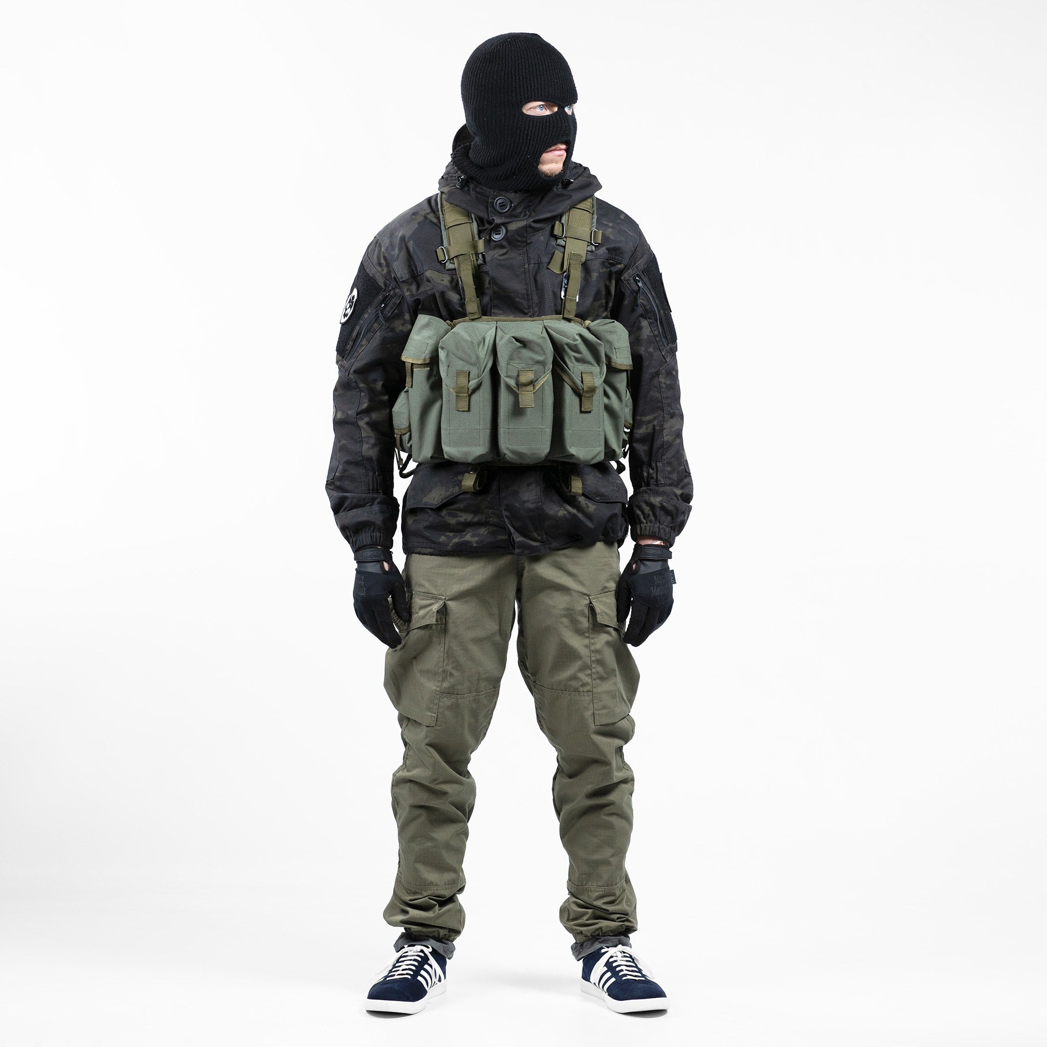 JÄGER Assault System Chest Rig AK47 Chest Rig Split Front 6 mag GRID – Beez Combat Systems
