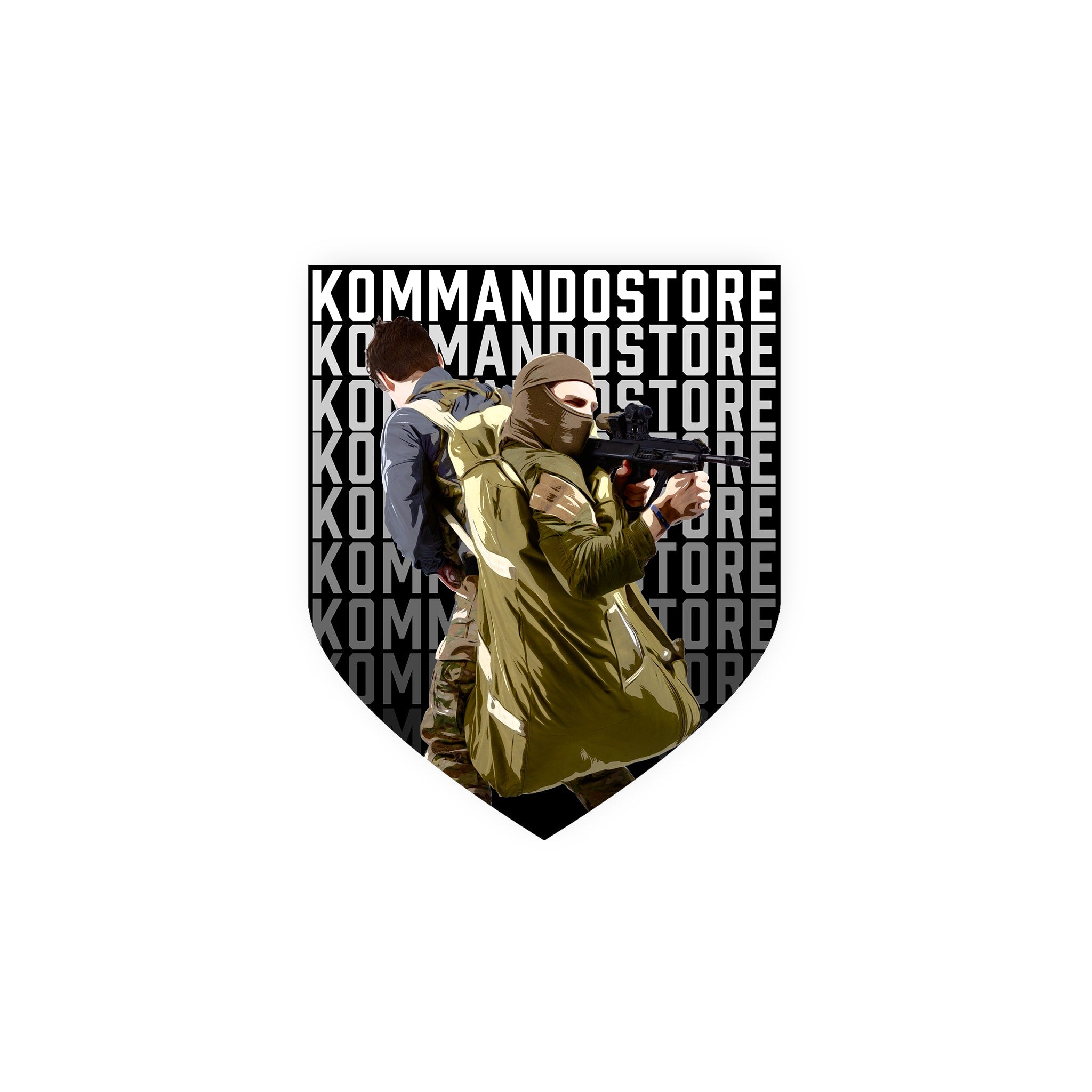 KommandoStore Crest Hero Sticker