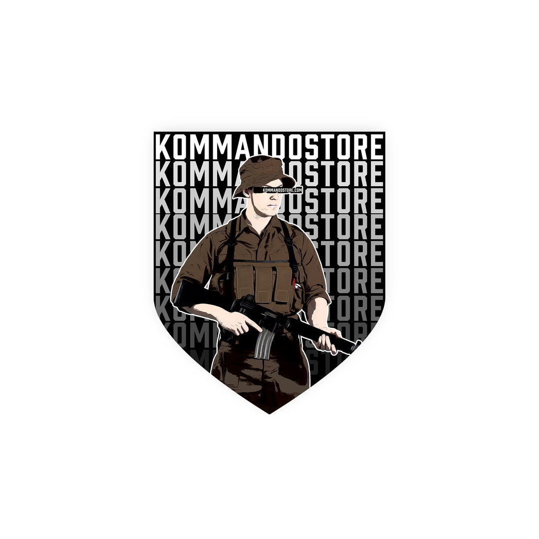 KommandoStore Crest Hero Sticker