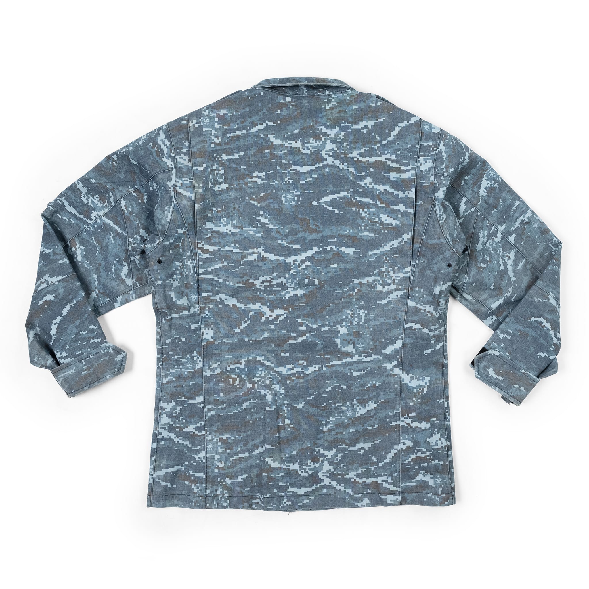 South Korean Navy Maritime Digital Blue Waterproof Field Jacket