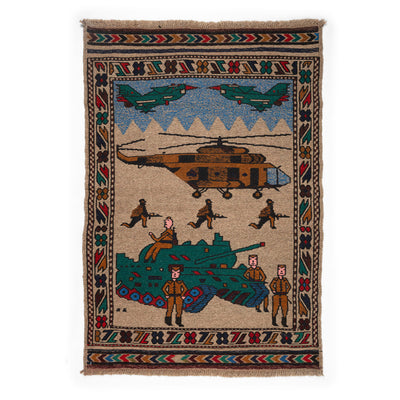 Afghan Large Pattern War Rugs