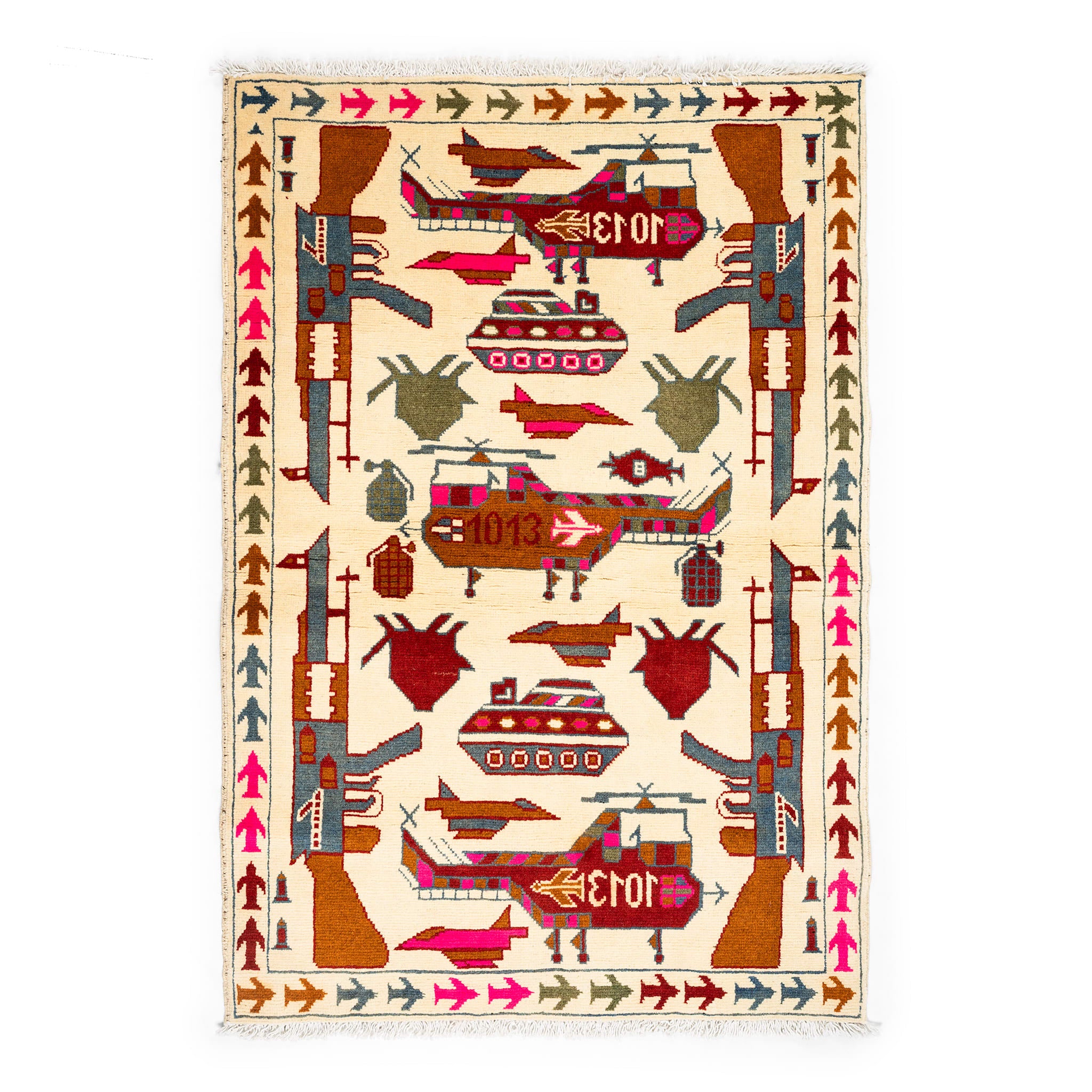 Afghan Large Pattern War Rugs