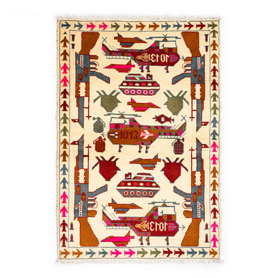 Afghan Large Pattern War Rugs