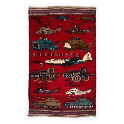 Afghan Large Pattern War Rugs