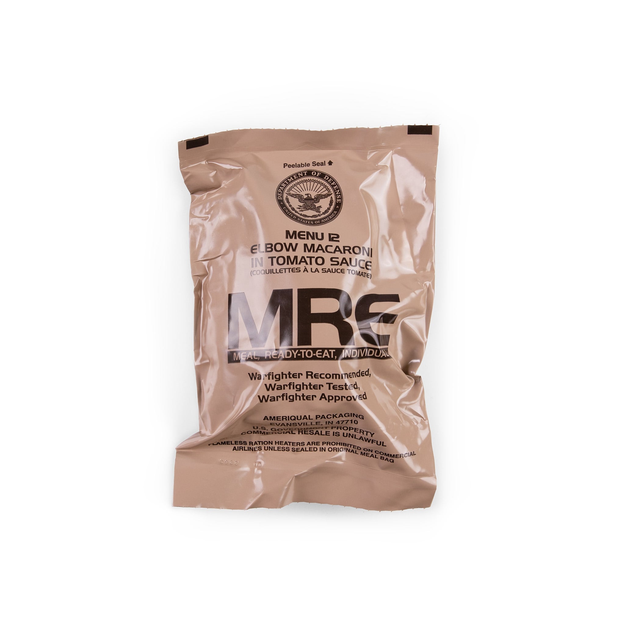 USGI Meals, Ready To Eat (MRE)