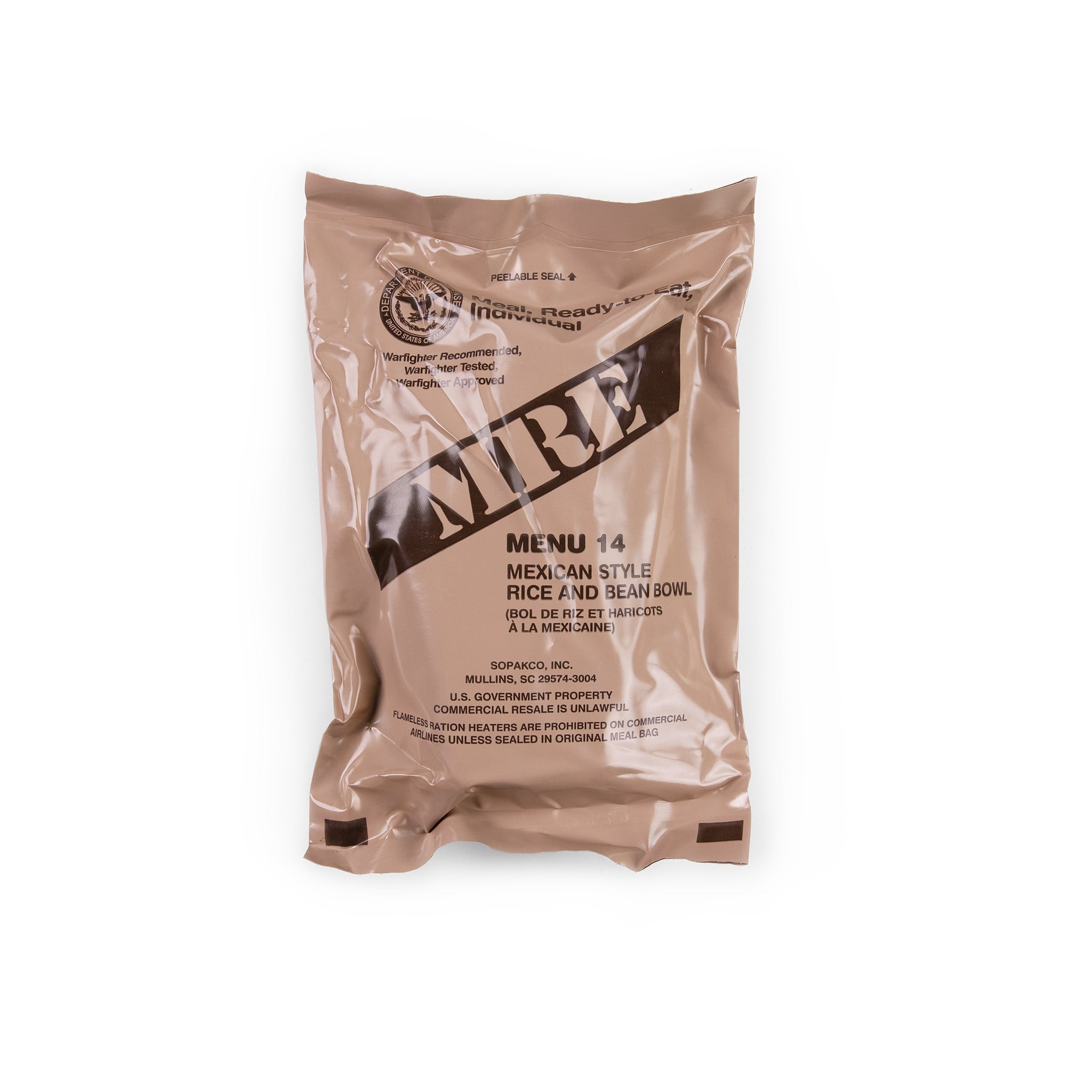 USGI Meals, Ready To Eat (MRE)