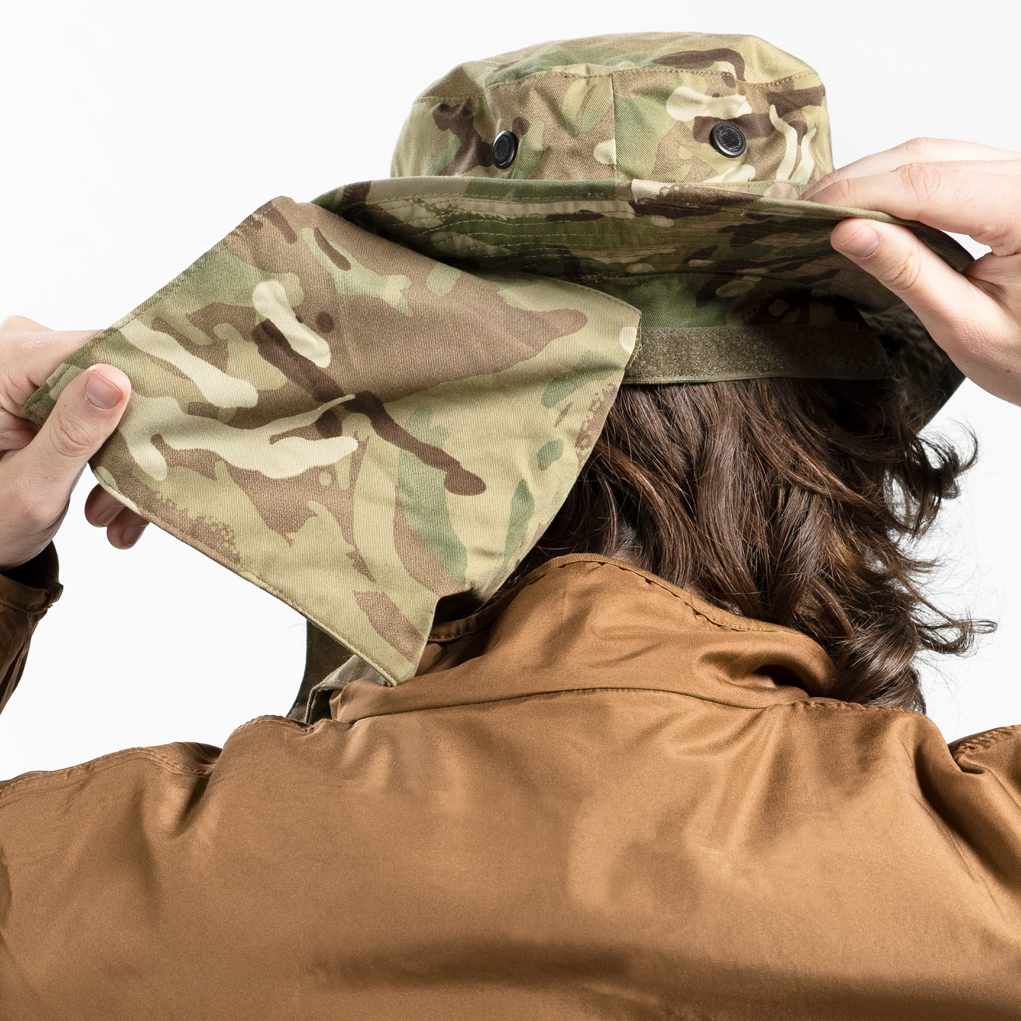 British MTP Boonie Hat with Neck Drape