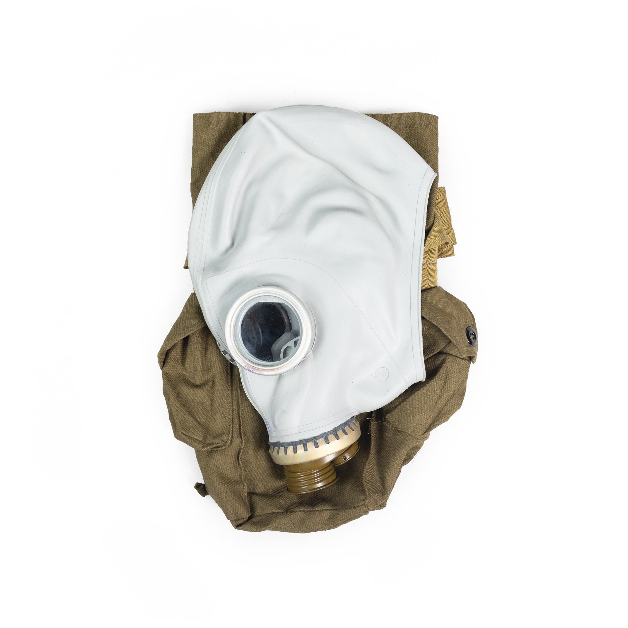 Amoreshop Sowjetische russische Gasmaske GP-5 Militär Outdoor Kleidung UdSSR Cosplay Kostüm Komplettset Seltene Größe - Groß