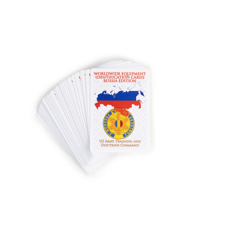 US Army Russian Vehicle ID Playing Card Deck