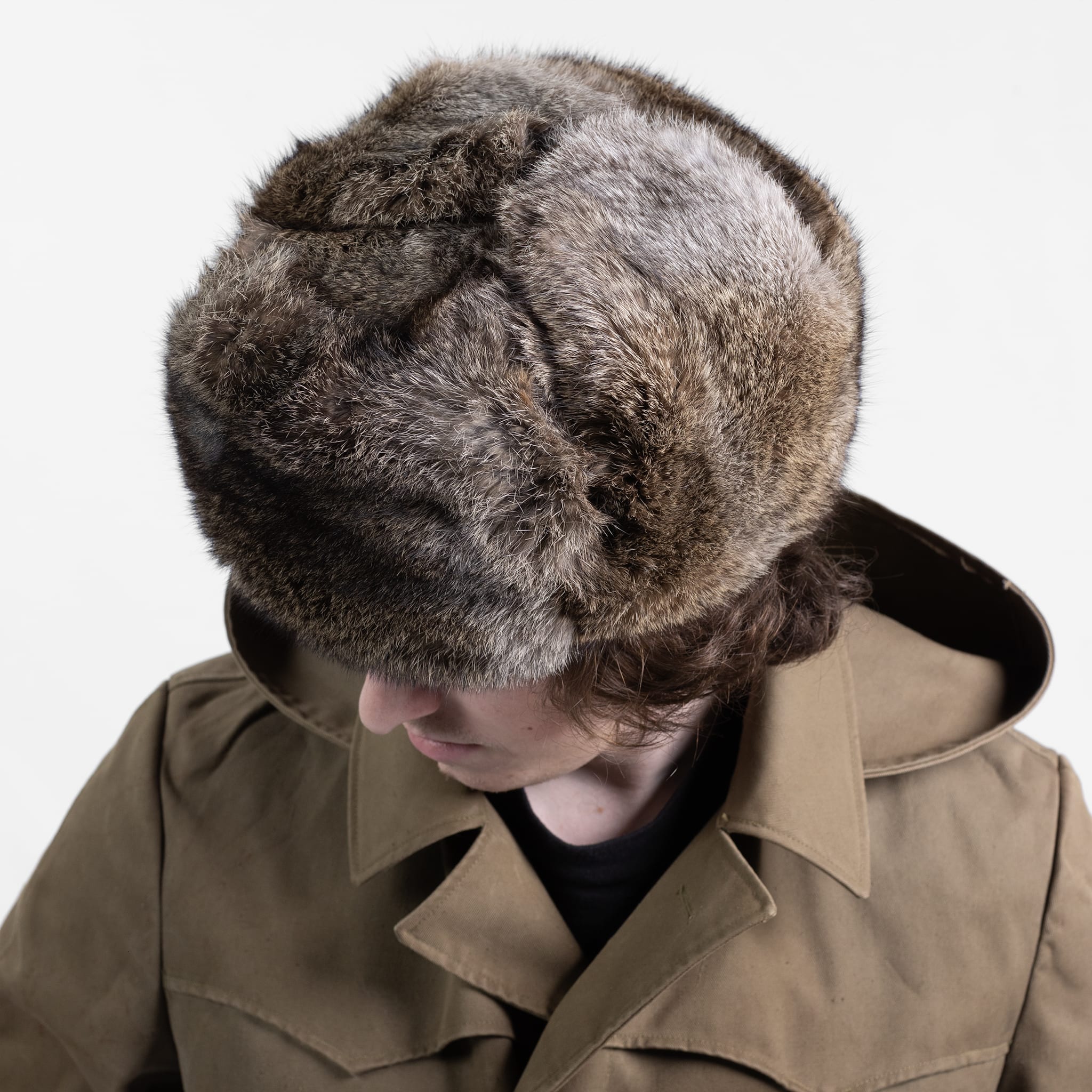 【極美品】 WACKOMARIA Rabbit Fur Hat Ukrainian Rabbit Fur Ushanka – KommandoStore