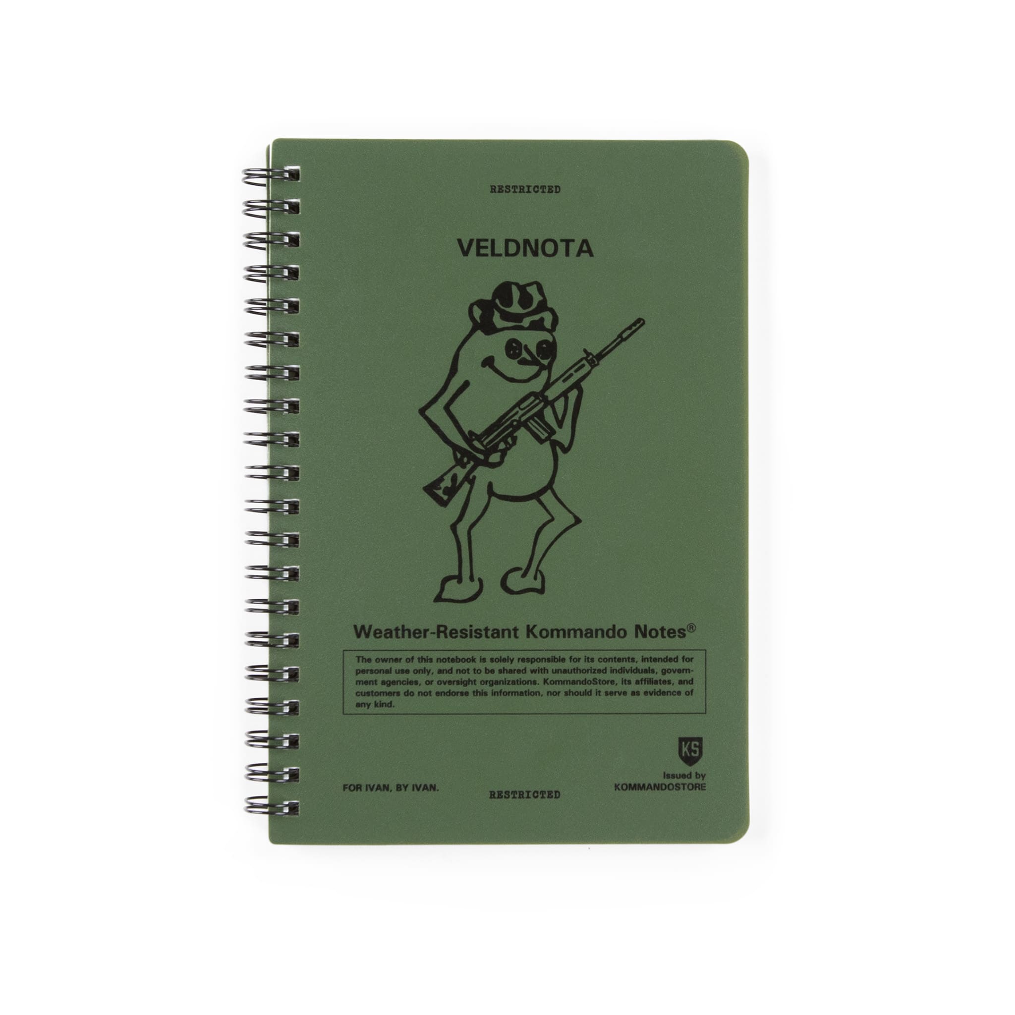 KommandoNotes Water-Resistant Range Notes