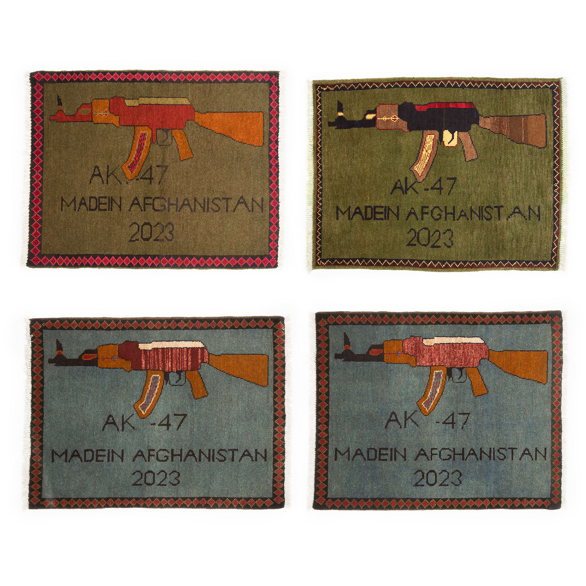 Afghan Arsenal Pattern War Rug