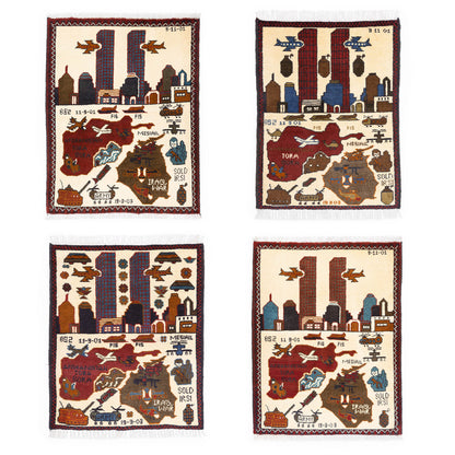 Afghan 9/11 Pattern War Rugs