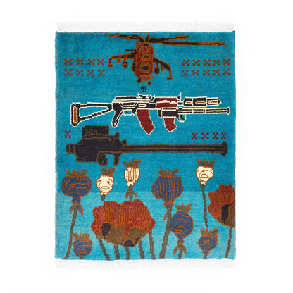Afghan Arsenal Pattern War Rug