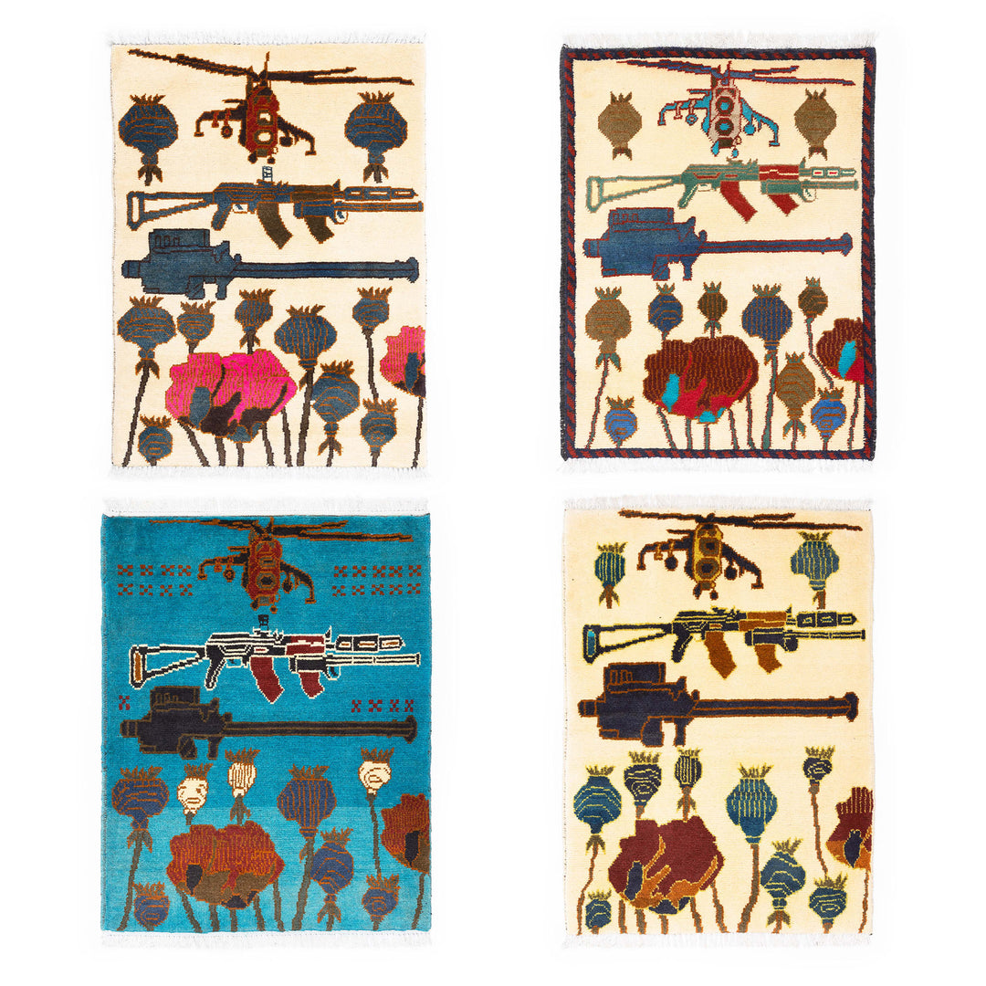 Afghan Arsenal Pattern War Rug