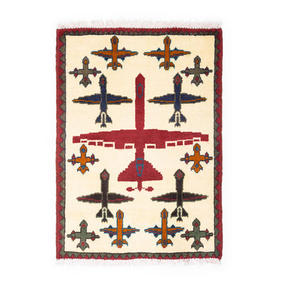 Afghan UAV Pattern War Rug
