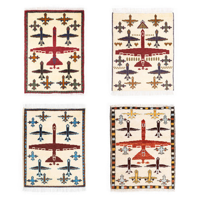 Afghan UAV Pattern War Rug
