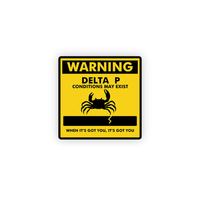 Delta P Stickers