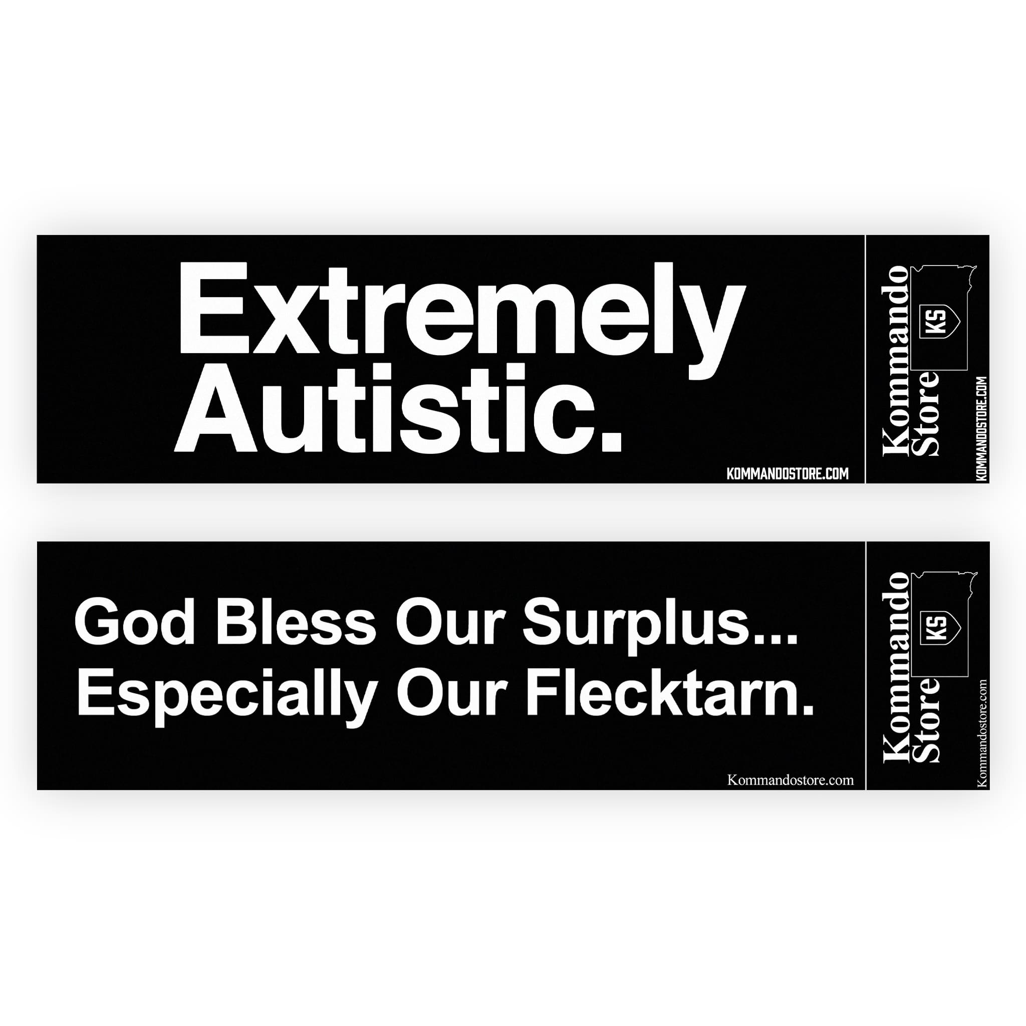 KS 'Dead Center' Parody Bumper Stickers