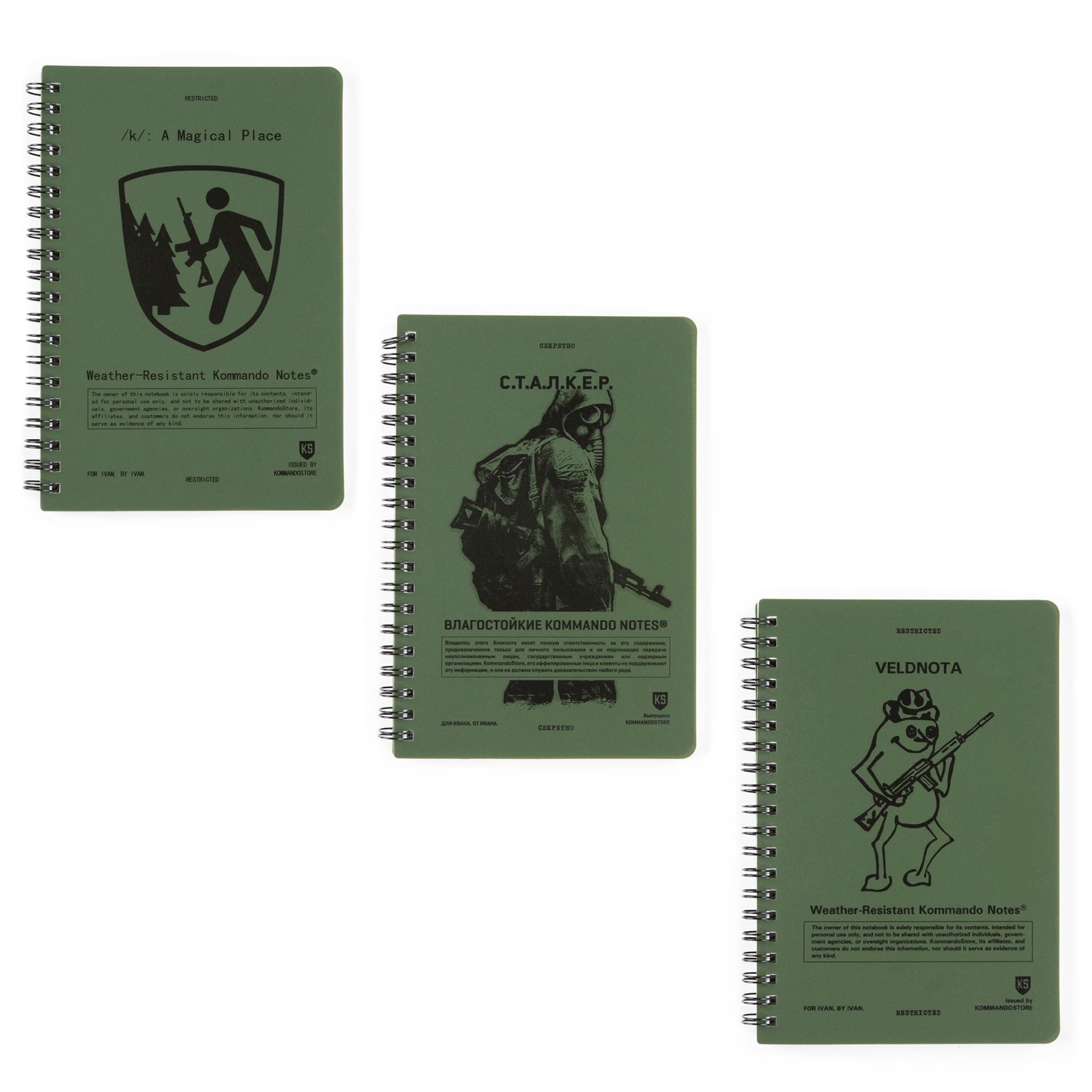 KommandoNotes Water-Resistant Range Notes
