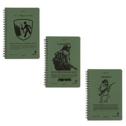 KommandoNotes Water-Resistant Range Notes