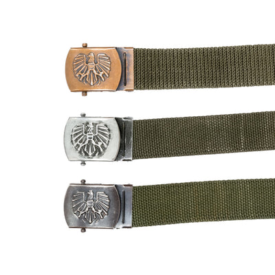 Austrian Eagle Emblem Canvas Belt