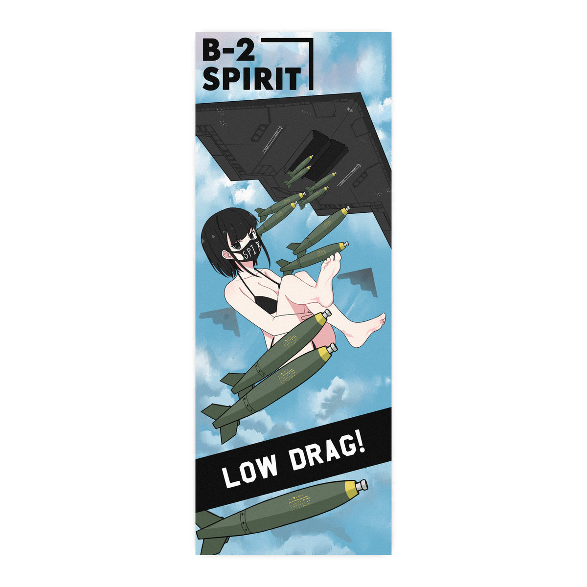B-2 Spirit Atamonica Sticker – KommandoStore