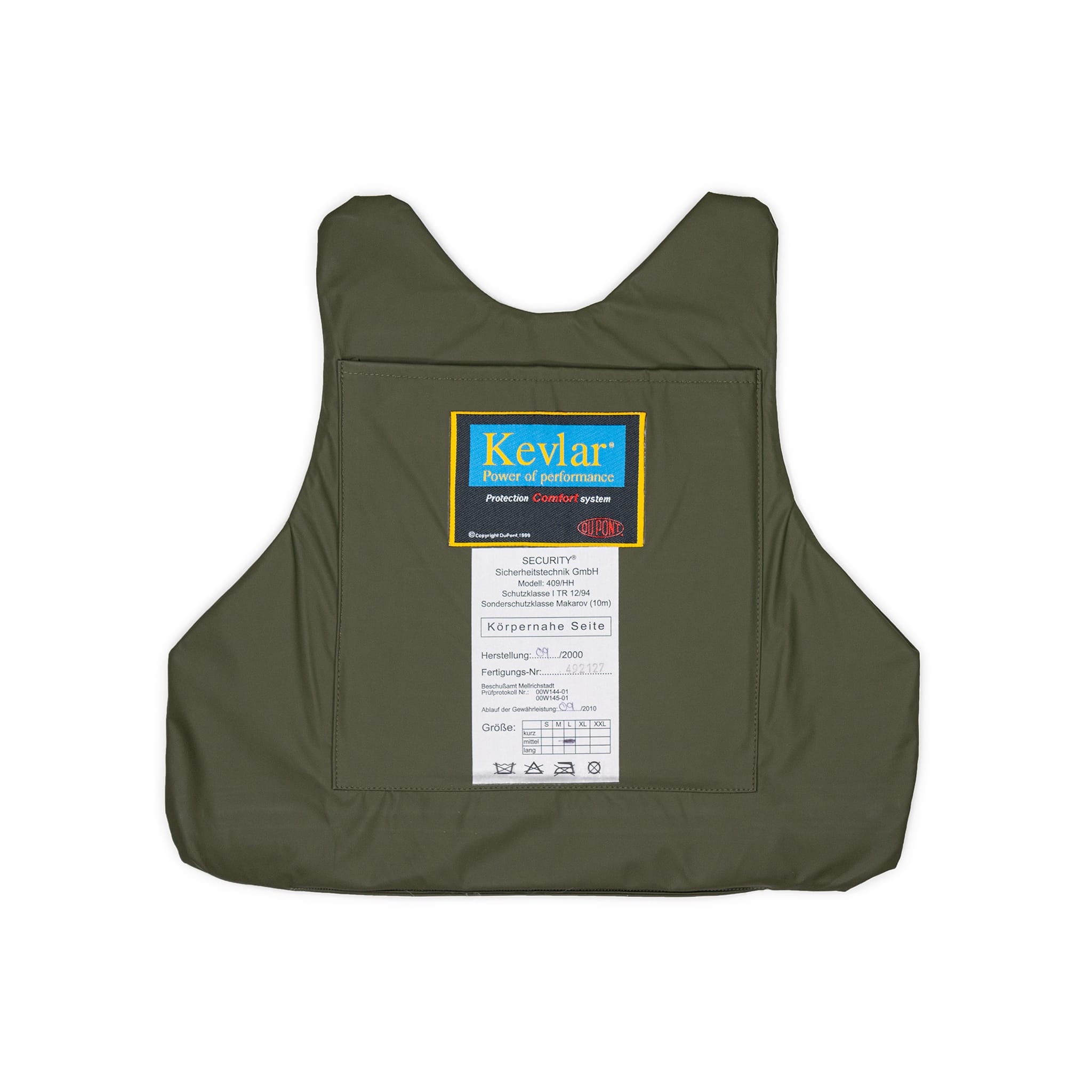 German Police Issue Concealable Ballistic/Anti Stab Vest