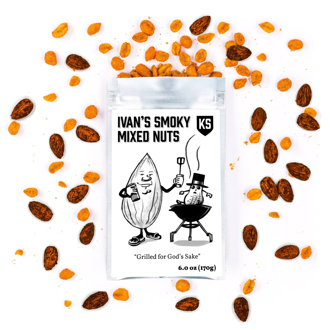 Ivan's Smoky Mixed Nuts - Grilled for God's Sake