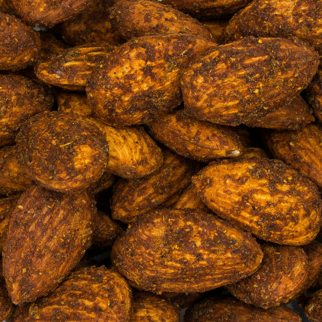Ivan's Fiery Grads: Mylar Packed Spicy Almonds