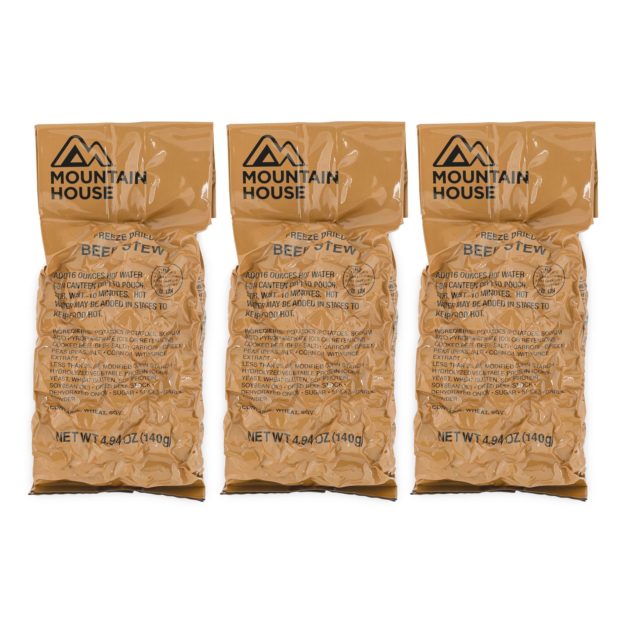 米軍偵察部隊用レーション　マウンテンハウス3個(6食分) 2046世界最軽 Mountain House MCW Long Range Patrol Rations – KommandoStore