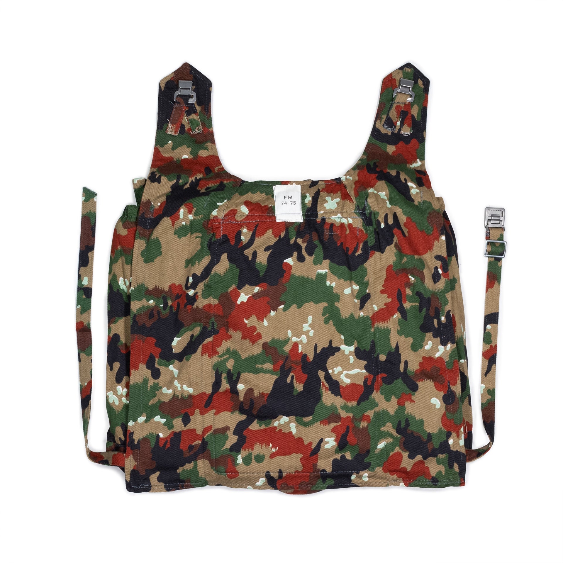 Sac à Dos Militaire Suisse M70 Camo Alpenflage - Modifié Avec Bretelles