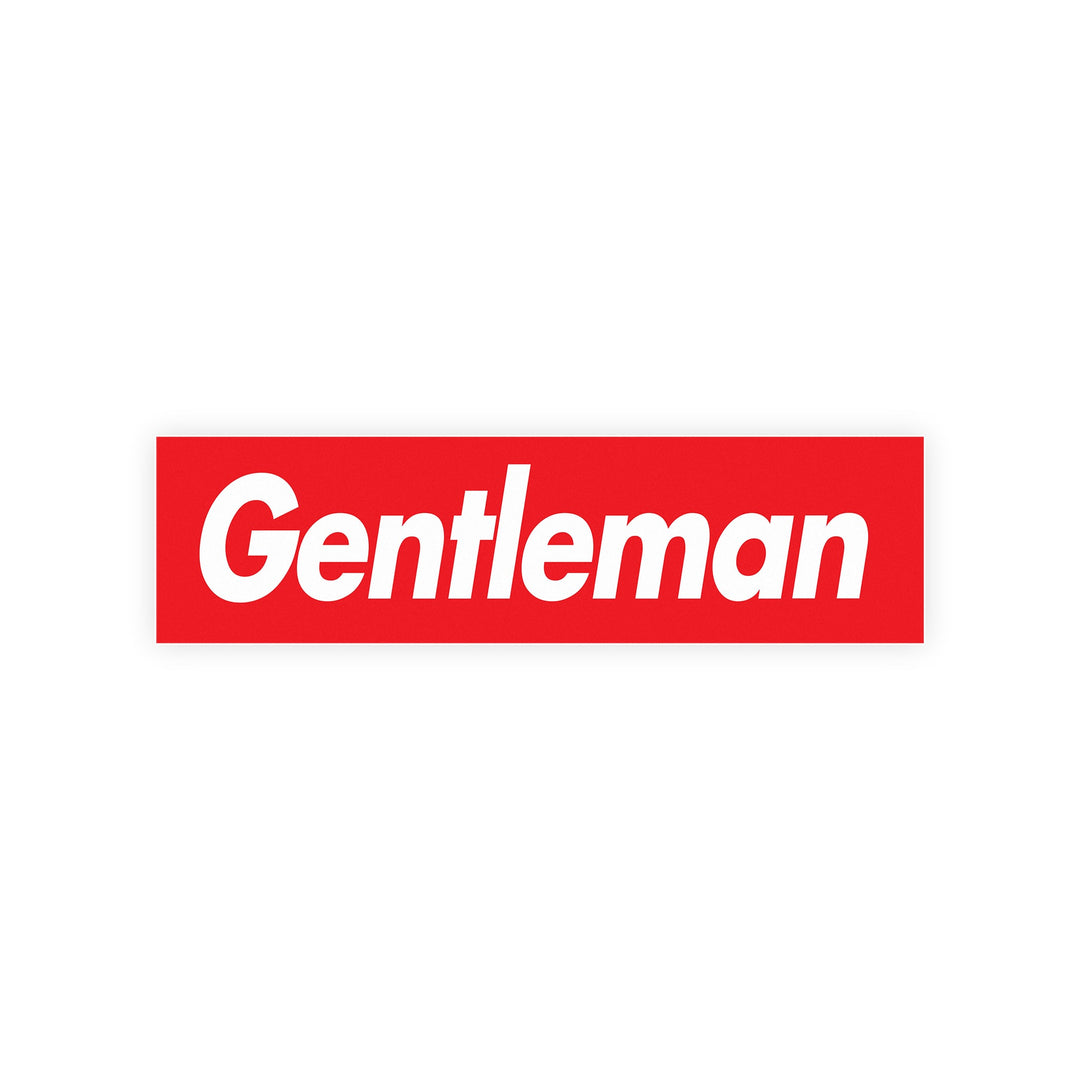 Supreme Gentleman Vinyl Sticker