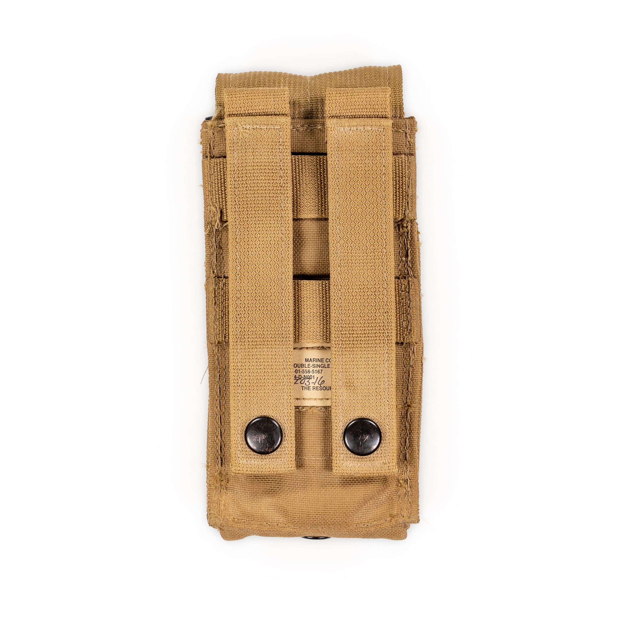 USMC Coyote Brown Double-Single STANAG Pouch