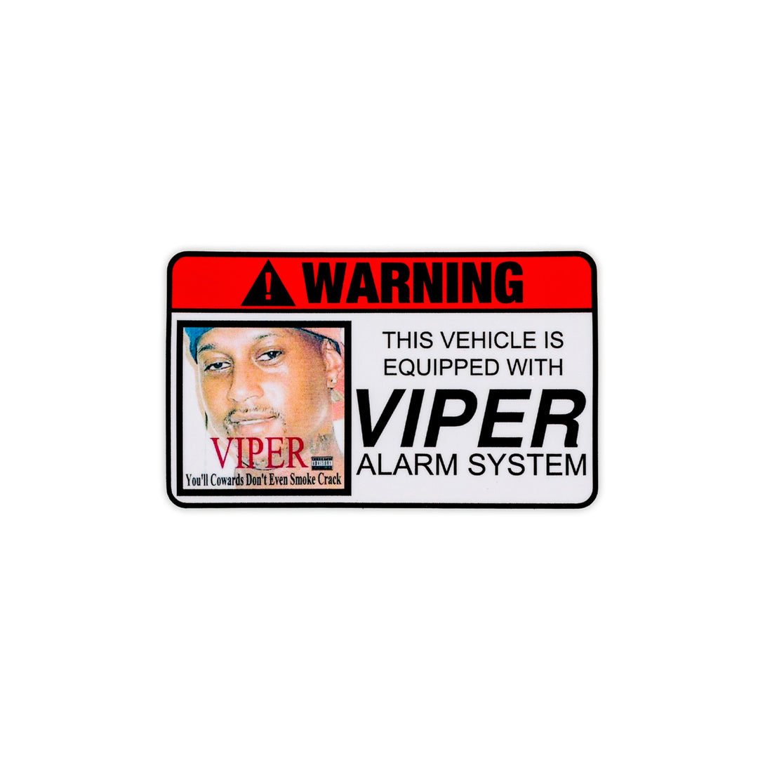 Viper Alarm System Vinyl Sticker