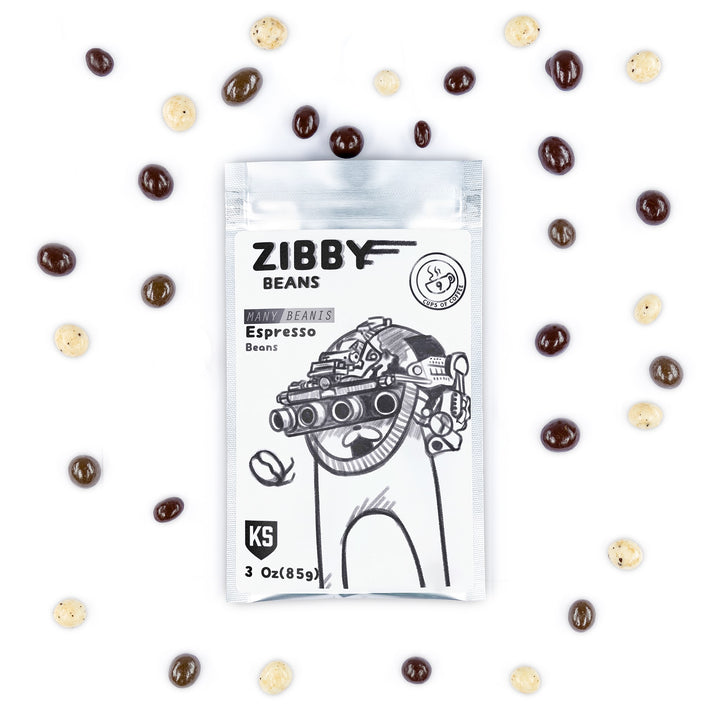 Ivan's Many Beanis Zibby Beans: Chocolate Covered Espresso Beans